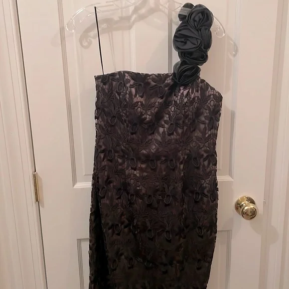 Kay Unger | Dresses | Kay Unger One Shoulder Cocktail Dress In Perfect  Condition | Poshmark